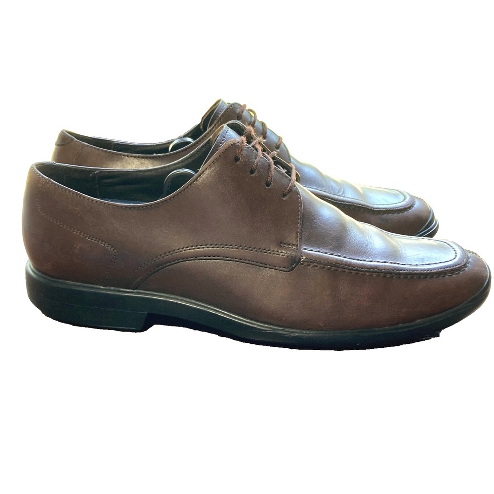 Cole Haan Stylar Split Toe Shoe Mens 9 Lace Up Nike Air Leather Oxford C10697